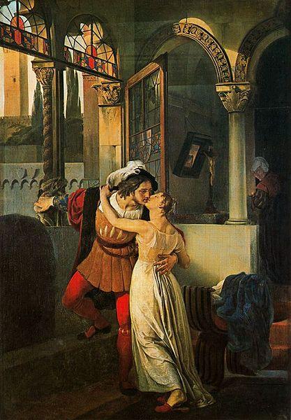 Francesco Hayez Romeo und Julia oil painting picture